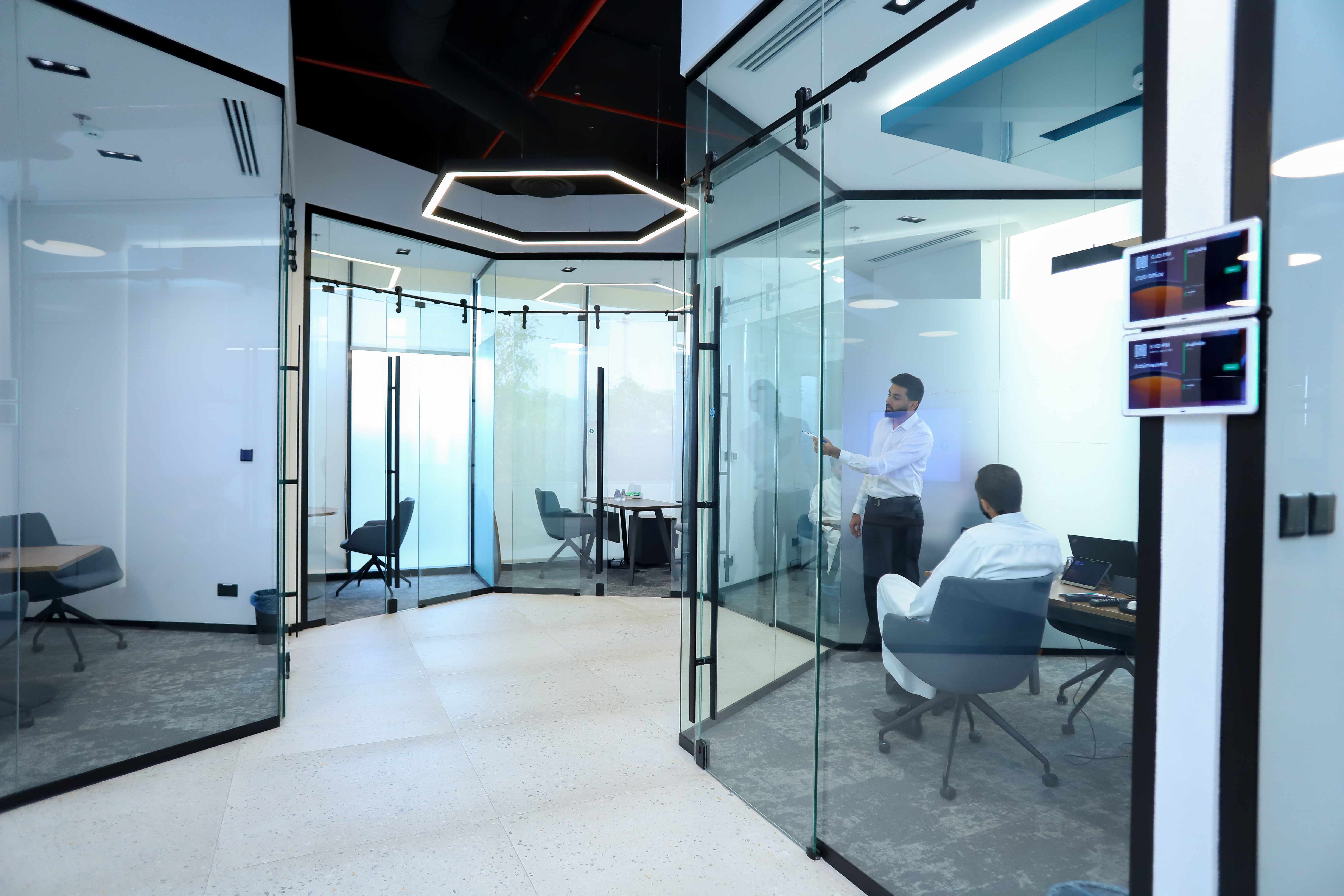 Glass Meeting Rooms